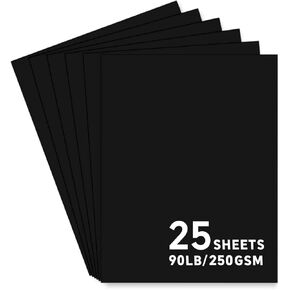 8.5x11 Cardstock 25sheets Colored Cardstock Assorted 25 Colors, 90 lb/250 gsm Card Stock Colored Paper for Cricut Machine, Card Making, Scrapbook & DIY Crafts in Kuwait