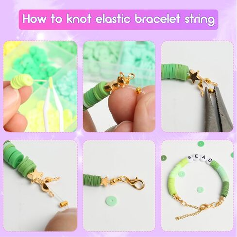 Xilitata 13850 قطعة من خرز الطين و6 صناديق مجموعة صنع سوار الصداقة 96 لونًا طقم صنع المجوهرات مجموعة Preppy مع 1000 خرزة حرف و850 سحر DIY طقم صنع سوار عيد الميلاد للأطفال البنات in Kuwait