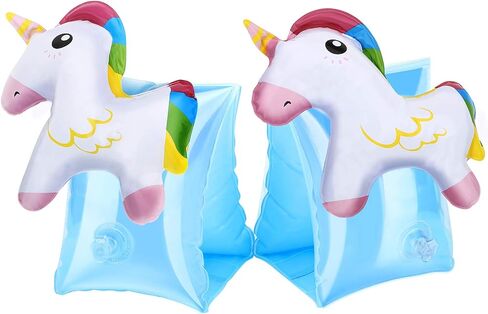 MoKo Swim Arm Bands for Kids, Toddlers Begin to Swim Inflatable Pool Floats Sleeves, Cute Cartoon Swimming Wings Armlets Rings Floaties Tubes, Water Sports Learning Swim Training Aids in Kuwait