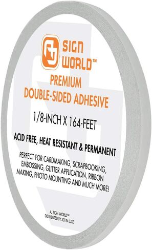 Best 11" Ultra-Thin Permanent Double-Sided Tape for Arts, Crafts, Die Cutting, Photography, Scrapbooking, Tear-by-Hand, Documents, All Purpose (11-Inch by 55 Yards) in Saudi Arabia