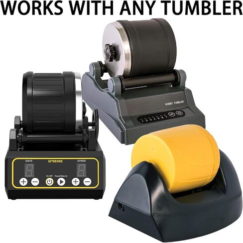 8 أكياس من GITSENSE Rock Tumbler Grit and Polish Refill، إعادة ملء حبيبات بهلوان الصخور، تعمل مع أي ملمع صخري، لوازم بهلوان الصخور in Saudi Arabia