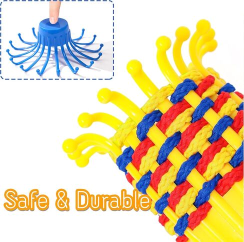 رينبو توي فروج مجموعة نسج سلة للاطفال - مجموعات حرفية ممتعة وتعليمية - العاب حسية لمرحلة ما قبل المدرسة والاطفال الصغار - تطوير المهارات الحركية الدقيقة والابداع - للاولاد والبنات من سن 2-4 سنوات in Kuwait