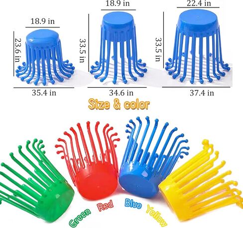 رينبو توي فروج مجموعة نسج سلة للاطفال - مجموعات حرفية ممتعة وتعليمية - العاب حسية لمرحلة ما قبل المدرسة والاطفال الصغار - تطوير المهارات الحركية الدقيقة والابداع - للاولاد والبنات من سن 2-4 سنوات in Kuwait