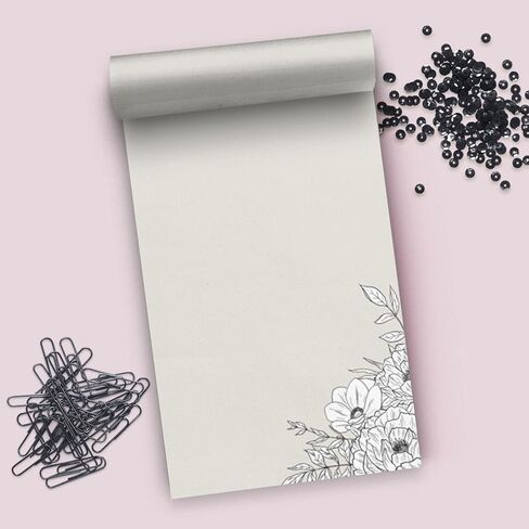 دفتر ملاحظات Dashleigh Lux باللونين العاجي والأسود، 100 ورقة (4x6 بوصة - غير مُبطن) in Kuwait