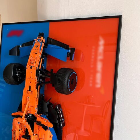 iLuane Display Wallboard for Lego Technic Porsche 911 RSR Race Car 42096، مقتنيات للبالغين Lego Car Wall Mount لمكعبات البناء، هدايا لمحبي Lego (لوحة الحائط للعرض فقط) in Kuwait