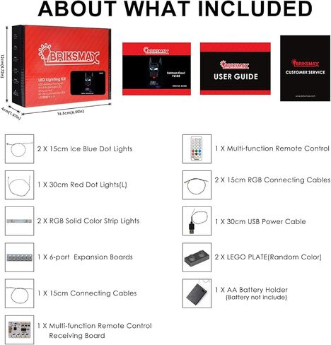 مجموعة إضاءة LED من BRIKSMAX لخوذة Boba Fett - متوافقة مع نموذج مكعبات البناء Lego 75277 - لا تشمل مجموعة Lego in Kuwait