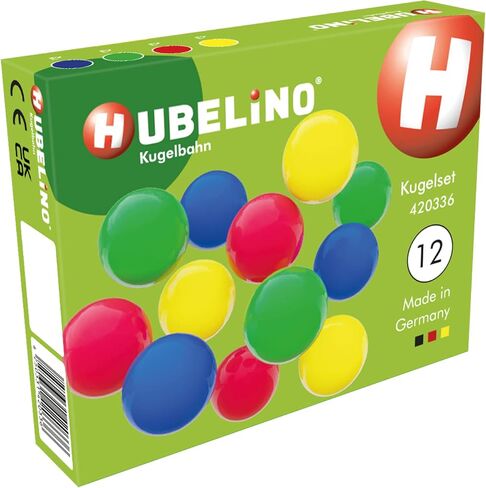 Hubelino Marble Run - Set of 12 Marbles - Made in Germany in Saudi Arabia