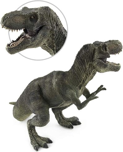 Tinsow T-Rex Dinosaur Toy Action Figure Large Jurassic World Dinosaur Tyrannosaurus Rex (Green) in Kuwait