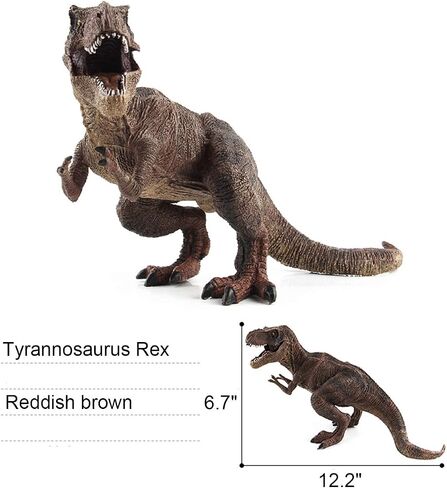 Tinsow T-Rex Dinosaur Toy Action Figure Large Jurassic World Dinosaur Tyrannosaurus Rex (Green) in Kuwait