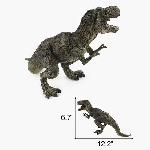 Tinsow T-Rex Dinosaur Toy Action Figure Large Jurassic World Dinosaur Tyrannosaurus Rex (Green) in Kuwait