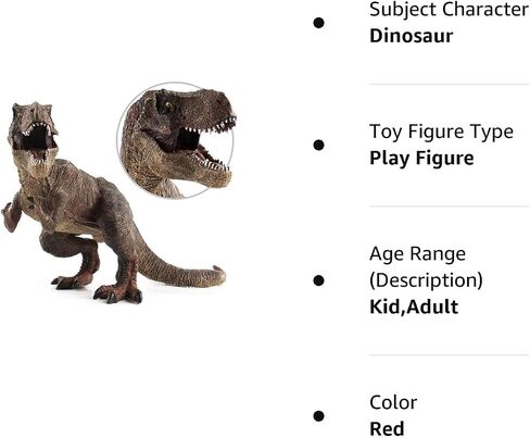 Tinsow T-Rex Dinosaur Toy Action Figure Large Jurassic World Dinosaur Tyrannosaurus Rex (Green) in Kuwait