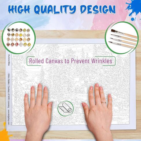 Ledgebay Paint by Numbers Kit for Adults: Beginner to Advanced Number Painting Kit - Fun DIY Arts & Crafts | Color by Numbers for Adults - Kits Include - (Apple Harvest 16" x 20" Unframed) in Kuwait