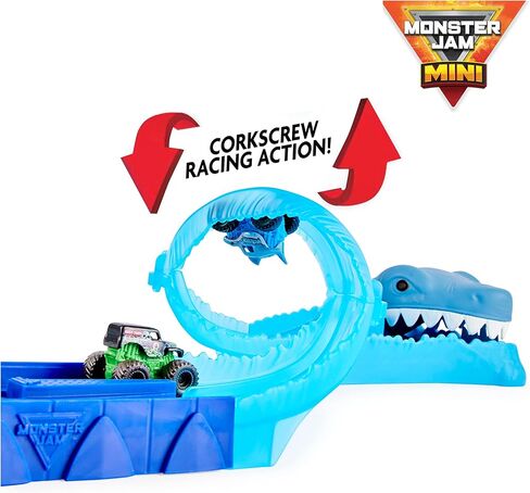 مجموعة لعب وتخزين مونستر جام ميني فري ستايل فليب أرينا مع شاحنتين مونستر جام صغيرتين، ألعاب أطفال للأولاد والبنات من سن 3 سنوات فما فوق in Kuwait