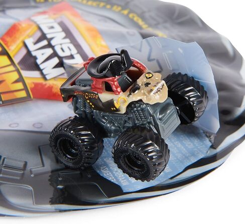 Monster Jam Mini Freestyle Flip Arena Playset and Storage with 2 Mini Monster Jam Trucks, Kids Toys for Boys and Girls Ages 3 and Up in Saudi Arabia