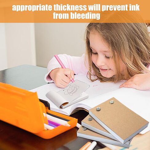 Flip Book Kit with LED Light Pad,Includes A5 LED Light Board&720 Sheets Flipbook&Binding Screws,Flipbook Paper with Pre-drilled Holes for Drawing and Tracing (Paper with Pad) in Kuwait