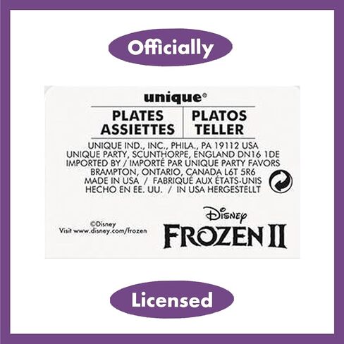 Frozen Birthday Party Supplies Set | Frozen Party Decorations | Frozen Party Supplies | Frozen 2 Theme With Elsa, Anna & Olaf for Boys & Girls | With Banner, Tablecloth / Table Cover, Dinner & Cake Plates, Napkins, Cups, Button | Serves 16 Guests in Saudi Arabia