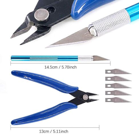 مجموعة أدوات جاندام 55 قطعة من أدوات Gunpla Tools Gundam مجموعة أدوات نموذج Bandai مجموعة أدوات Gundam Modeler مجموعة الأدوات الأساسية لصنع نماذج بناء نماذج Gundam in Kuwait