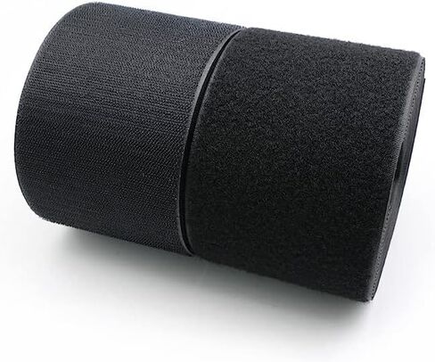 Hook and Loop Straps 4 in x 6 ft Heavy Duty Tape Patch Non-Adhesive Nylon and Polyester Blend Fabric Tape Fastener for Home Office and Classroom in Kuwait