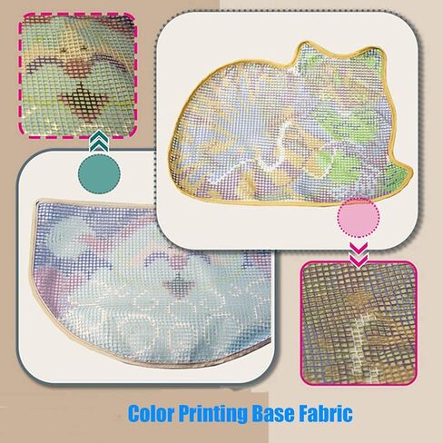 SxLingerie عيد الميلاد المزلاج هوك البساط أطقم DIY غزل الكروشيه غزل السجاد هوكينغ الحرفية كيت مع اللون قماش طباعة مسبقا تصميم نمط عيد الميلاد غنوم للبالغين الأطفال هدية عيد الميلاد 20.5 بوصة × 14 بوصة in Saudi Arabia