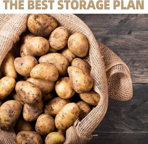 2 Pack Large Burlap Sack,24x40 Reusable Woven Jute Bag for Potato Sack Race,Backyard Gardening, Food Storage,Halloween Costume,Easter,Big Burlap Sack for Family Carnival Games in Kuwait