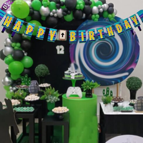 لافتة حفلات ألعاب الفيديو من أجل لوازم حفلات ألعاب الفيديو Nite للأولاد لافتة حفلات ألعاب الفيديو هدايا عيد ميلاد الأطفال in Kuwait