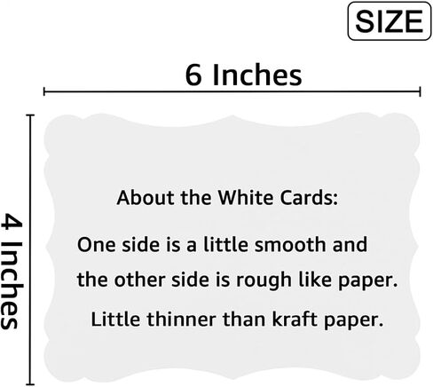 50 Pack Blank Kraft Greeting Cards, Cream, 4x6IN in Kuwait