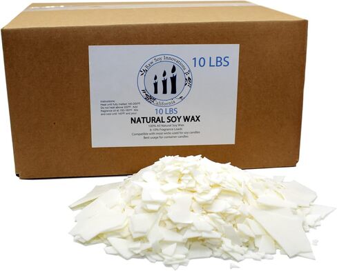 شمع الصويا الطبيعي بالكامل لصنع الشموع بوزن 4.5 كجم من رو الصويا اينوفيشنز in Saudi Arabia