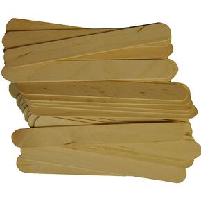 Spa Stix - STD114 Number 2-500ct-2MAS Natural Wooden Jumbo Craft Stix. Pack of 500
