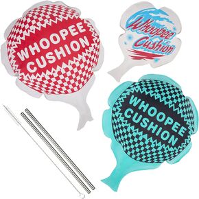 3 Packs Whoopee Cushions 6 and 8 Inches Fun Toys for Novelty Party Favors Kids and Adults Fart Pillow Prank Party Gift