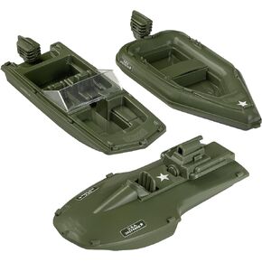 طوف وقوارب بلاستيكية من تيم مي توي - 3 سفن عسكرية بلون اخضر زيتوني للرجال - صنع في الولايات المتحدة الامريكية in Kuwait