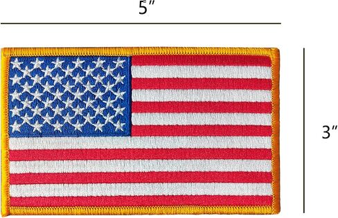 American Flag Embroidered Patches,Government Issue Military Surplus,Vest Size Tactical Military Morale Flag Patch,Hook and Loop USA Flag Patches Set for Caps,Bags,Backpacks,Tactical Vest,1-Pack in Saudi Arabia
