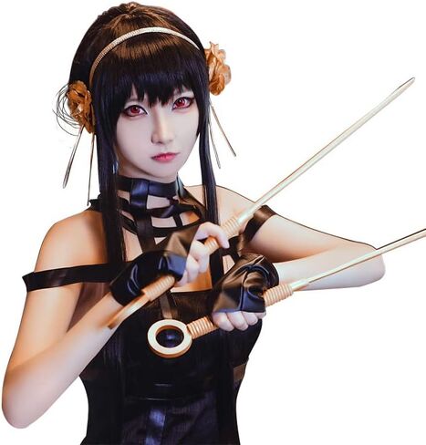 تجسس x الأسرة تأثيري ملحق يور مزور استرخى انخفاض الأقراط شوكة الأميرة عقال أسلحة كوسبلاي أقراط تأثيري الدعائم in Kuwait