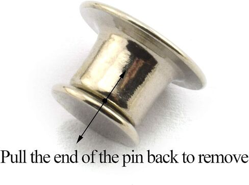 LQ Industrial 12PCS Metal Locking Pin Backs Clasp Bulk Pin Keepers for Name Tags Displaying Books Disney Pins Brass in Kuwait