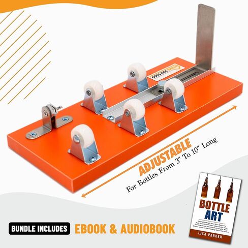 مجموعة أدوات تقطيع الزجاجات الفاخرة من Home Pro Shop - قاطع زجاجي للزجاجات DIY - أداة قطع زجاجات البيرة والنبيذ مع قفازات أمان وإكسسوارات in Saudi Arabia