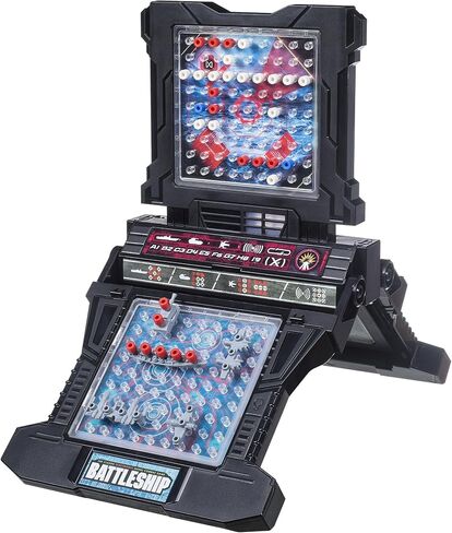 Hasbro Gaming Battleship Electronic Board Game, Strategy Board Games for Kids, Family Games for 1-2 Players, Electronic Battle Games, Ages 8 and Up in Saudi Arabia