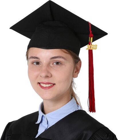 شرابة التخرج أحادية ومتعددة الألوان من GraduationMall مع حلية عام 2023 مقاس 9 بوصات in Kuwait