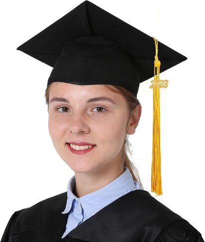 شرابة التخرج أحادية ومتعددة الألوان من GraduationMall مع حلية عام 2023 مقاس 9 بوصات in Kuwait