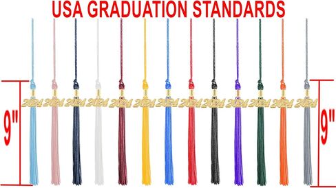 2023 Tassel Graduation Cap Tassel with 2023 Gold Charm,Black Tassel in Saudi Arabia