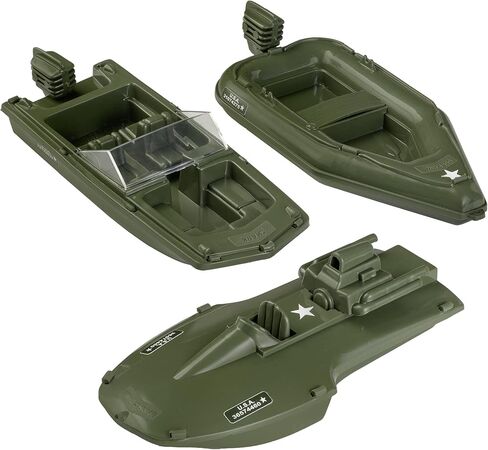 طوف وقوارب بلاستيكية من تيم مي توي - 3 سفن عسكرية بلون اخضر زيتوني للرجال - صنع في الولايات المتحدة الامريكية in Kuwait