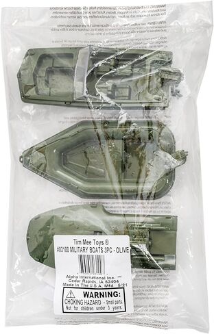 طوف وقوارب بلاستيكية من تيم مي توي - 3 سفن عسكرية بلون اخضر زيتوني للرجال - صنع في الولايات المتحدة الامريكية in Kuwait