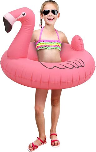 GoFloats Flamingo Pool Float Party Tube - Inflatable Rafts, Adults & Kids in Kuwait