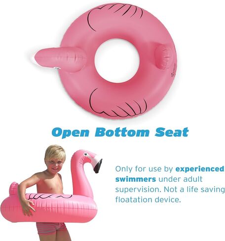 GoFloats Flamingo Pool Float Party Tube - Inflatable Rafts, Adults & Kids in Kuwait