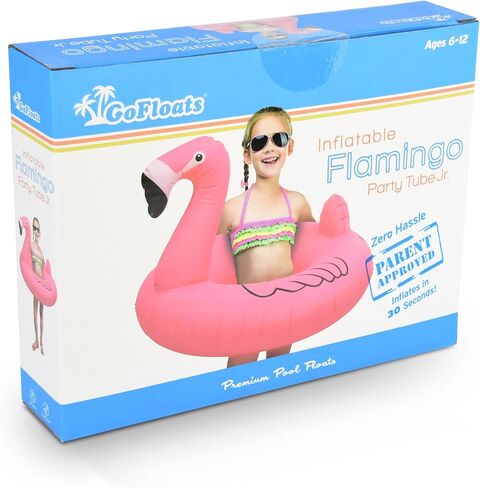 GoFloats Flamingo Pool Float Party Tube - Inflatable Rafts, Adults & Kids in Kuwait
