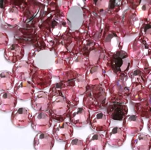 5300 Pieces Black Non Hotfix Flat Back Gems Round Resin Rhinestones Kit 4 Mixed Sizes（2-5mm） with Picking Pen and Tweezer for Nails Crafts Makeup Eyes DIY Christmas Gift Clothes Phone Bottles in Saudi Arabia