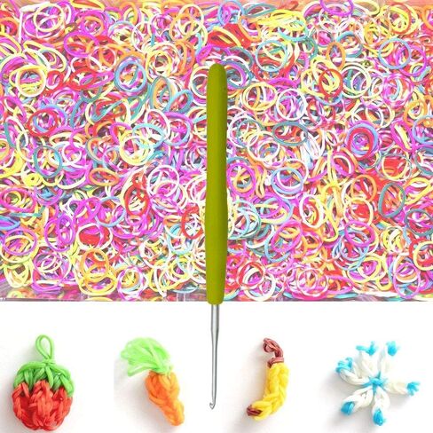 خطافات كروشيه كريم مافن 2 مم بمقابض مريحة للأيدي المصابة بالتهاب المفاصل. خطاف كروشيه طويل جدًا لجميع أنواع المطاط والخيوط (2 مم) in Kuwait