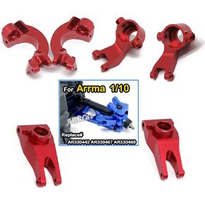 Upgrades Part for 1/10 Senton/Granite/BigRock/Vorteks 3S Blx MEGA550 4X4,Aluminum Front Steering Block Knuckles C-Hubs Caster Blocks Rear Hubs Hops Up,AR330442 AR330467 AR330469,Navy Blue in Saudi Arabia