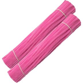 Waycreat 200 Pieces Pipe Cleaners Blue Chenille Stem for DIY Art Craft Decorations (6mm x 12 Inch)