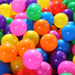 Ball Pit Balls Plastic Balls for Ball Pit Phathalate Free BPA Free Plastic Balls 100pcs 2.2" Set for Toddlers for Play Tent Tunnel in Kuwait