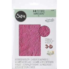 Sizzix 3-D Textured Impressions Embossing Folder, Multi Color