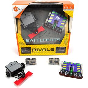 HEXBUG BattleBots Rivals (Witch Doctor and Tombstone), Remote Control Robot Toys for Kids, STEM Toys for Boys and Girls Ages 8 & Up, Batteries Included in Saudi Arabia